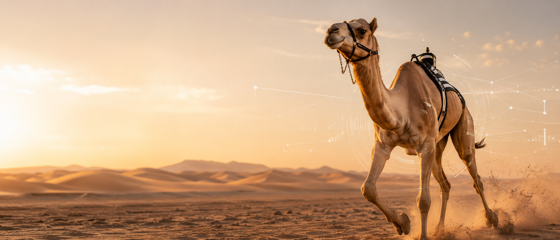 هجن في الصحراء